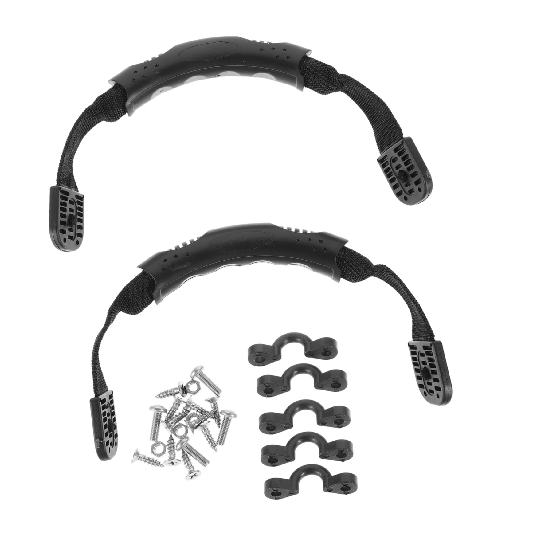 YARNOW 1 Set Kayak Gloves Black Hardware Kayak Handles Kit Kayak Side Carry Handles Kayak Side Handles Paddle Park Kayak Handles and Hardwares Canoes and Kayaks Nylon Component Buckle