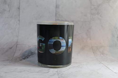 Vista 3 de Cambio de color! State Landscapes ThermoH Exray Candle (State of Oregon) Reutilizable como una taza que cambia de color después. (Duplica el valor!)