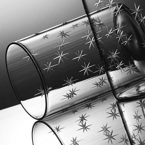 Miniatura 12 de Borosil VDMG295 Vision Deco - Vaso mediano Galaxy Juego de 6 vasos transparentes, ligeros y duraderos, resistentes al olor, aptos para lavavajillas,