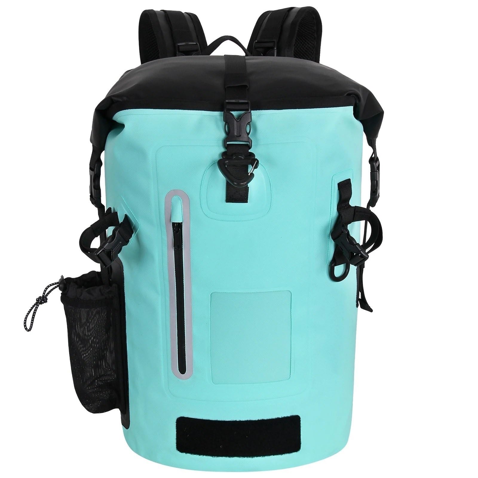 Borsa Nuoto Zaino impermeabile per trekking fluviale, immersioni professionali, pesca, zaino da esterno, doppio strato, impermeabile(Blue)