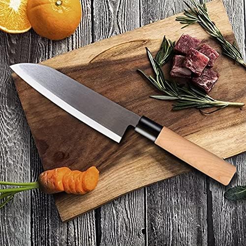 Miniatura 3 de GUMMIA Juego de cuchillos de cocina, 5 piezas de cinco piezas de chef japonés de acero inoxidable, juego de cuchillos de acero inoxidable súper