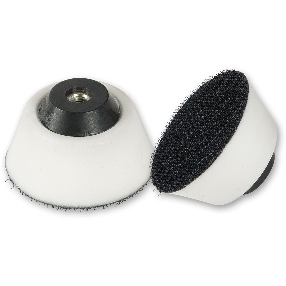 Axminster Trade Series Axminster Woodturning Pads For Deluxe Bowl Sander 50Mm (Pkt 2)