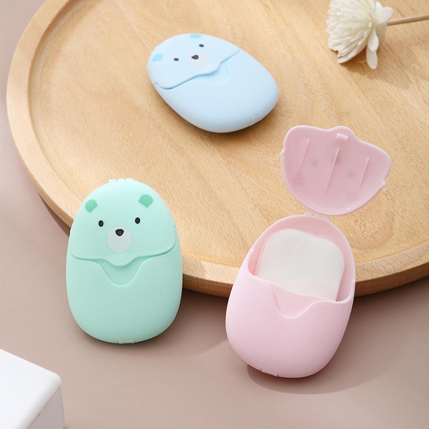 150pcs Disposables Travel Soap Sheets Paper Washing Hand Clean Scented Sliceswith 500pcs Body Soaps for Outdoor Disposables Paper Soap