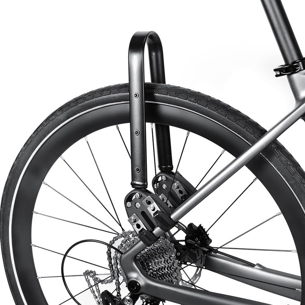 Portapacchi regolabile in alluminio con sgancio rapido, fissaggio sicuro a 4 punti di fissaggio posteriore per bici elettriche da strada di montagna, adatto a telai da 120-157 mm
