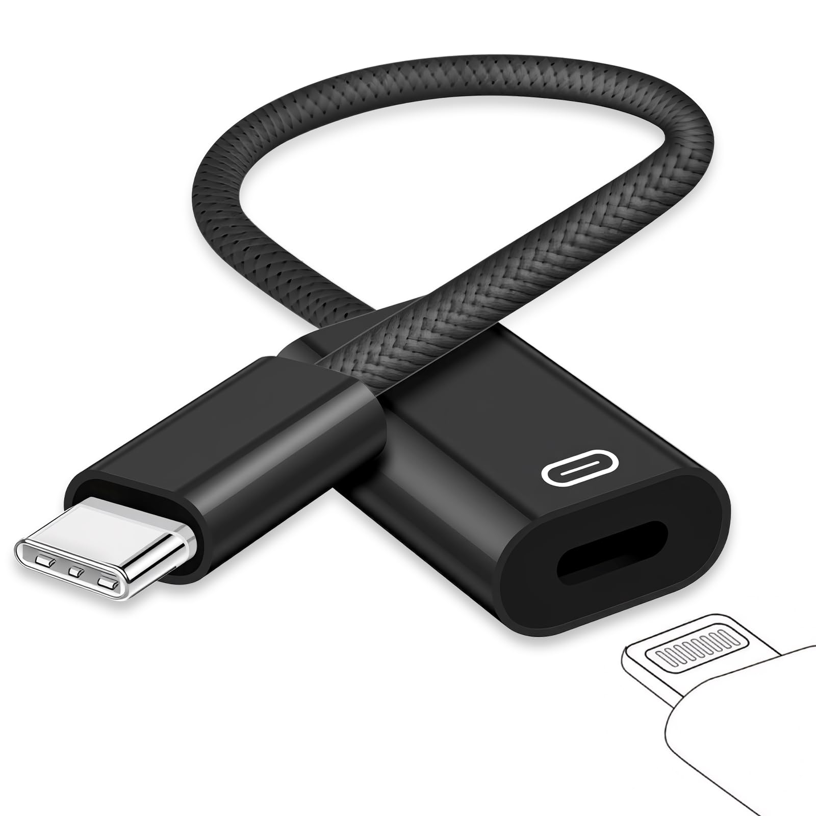 GetsISKON USB C to Lightning Headphone Audio Adapter - adapters | Mubboo