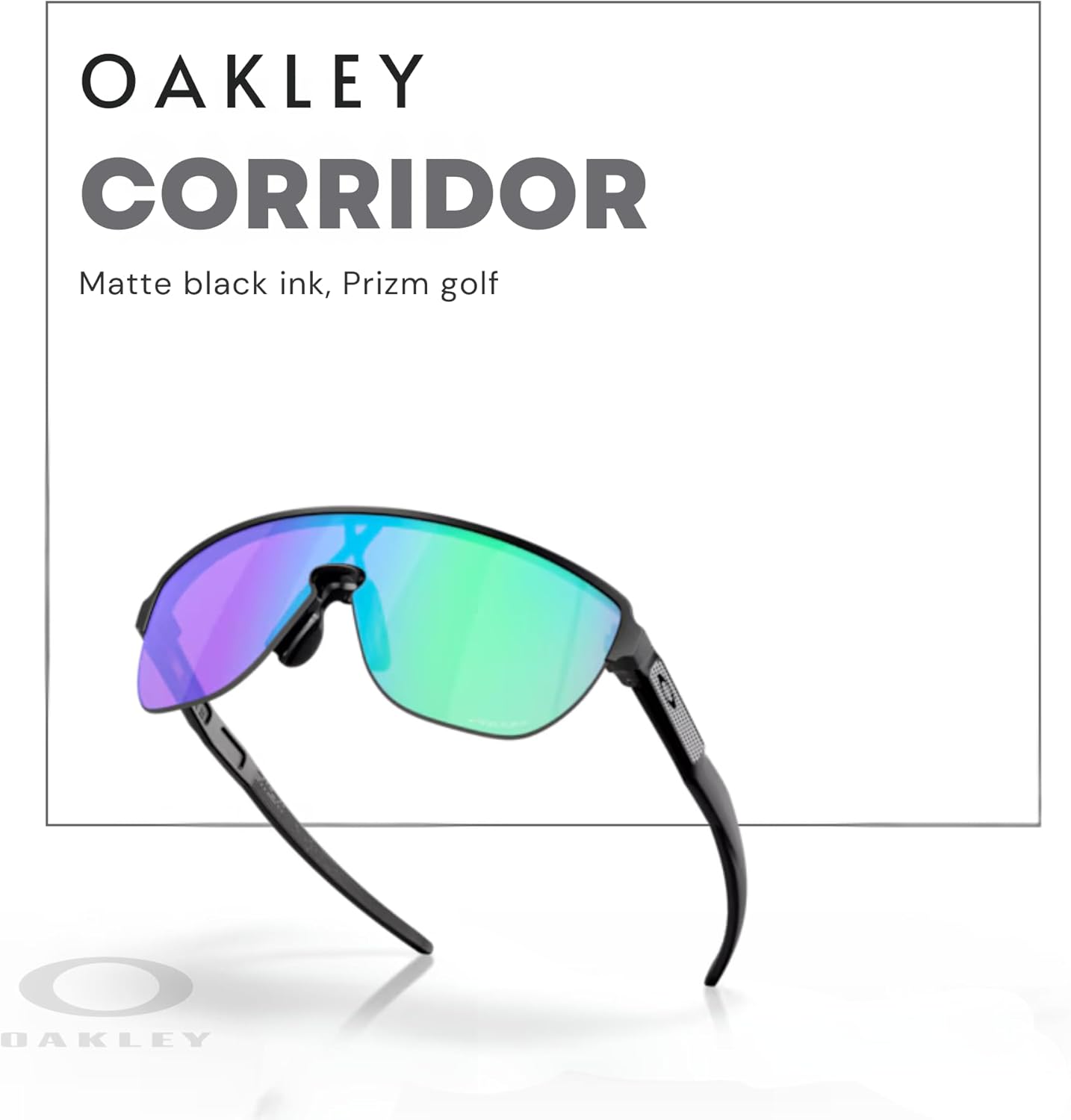 OAKLEY OO9248 Corridor Shield Wide High Bridge Sunglasses for Men+ Bundle Accessory Leash Kit, Microfiber Pouch - Image 5