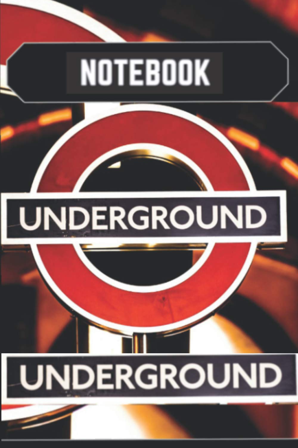College ruled notebook 120 pages 6x9 inches in size with London Underground design cover: This College ruled composition notebook is well designed and optimized for your needs.