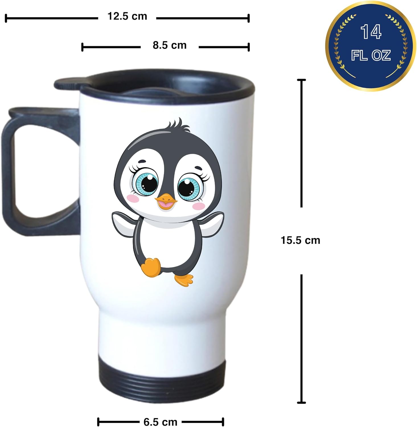 Personalized Travel Tumbler Add Custom Photo, Text, Name on Custom Mug - Print on Both Sides Insulated Customized for Men Women Tea Cup with Picture Message for Unique Gift - Image 4