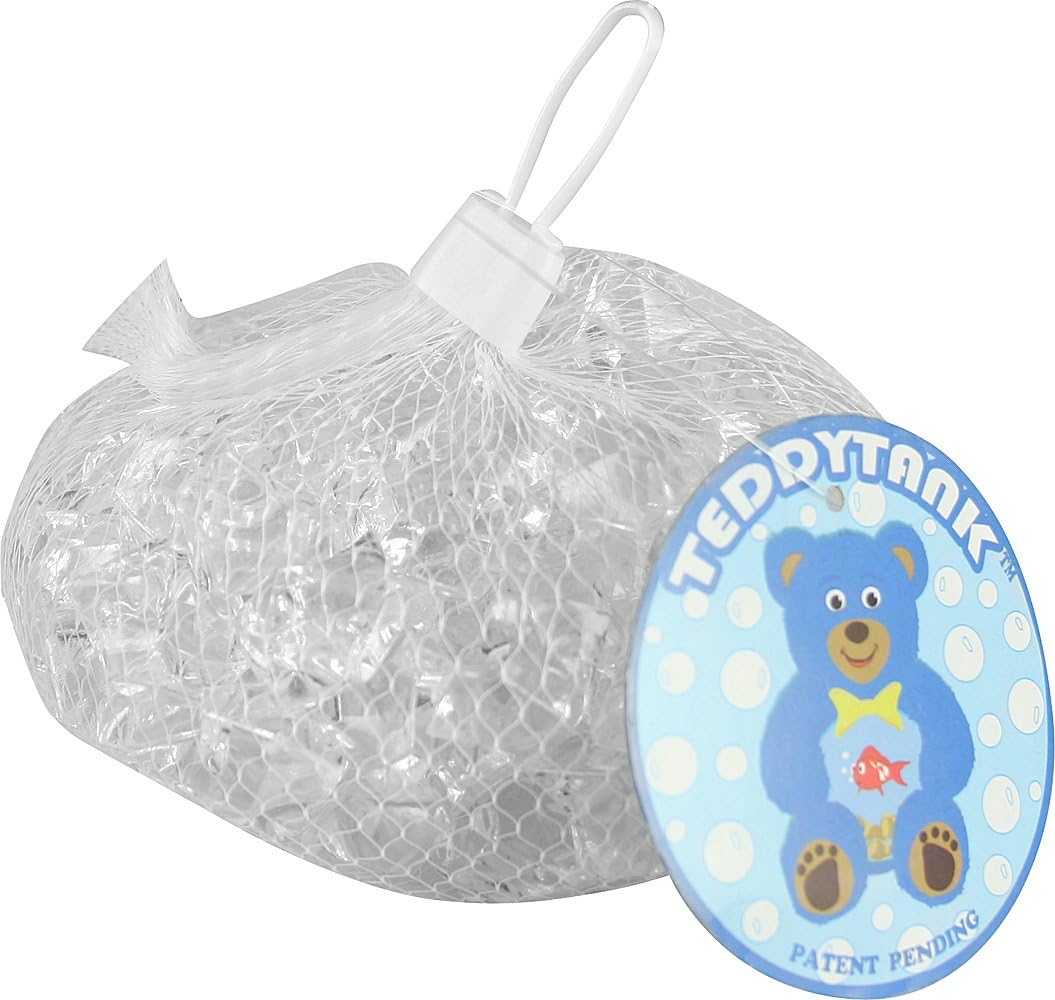 Teddy Tank Toy Accessories with Clear Acrylic Diamond Shaped Stones, 8.8-Ounce