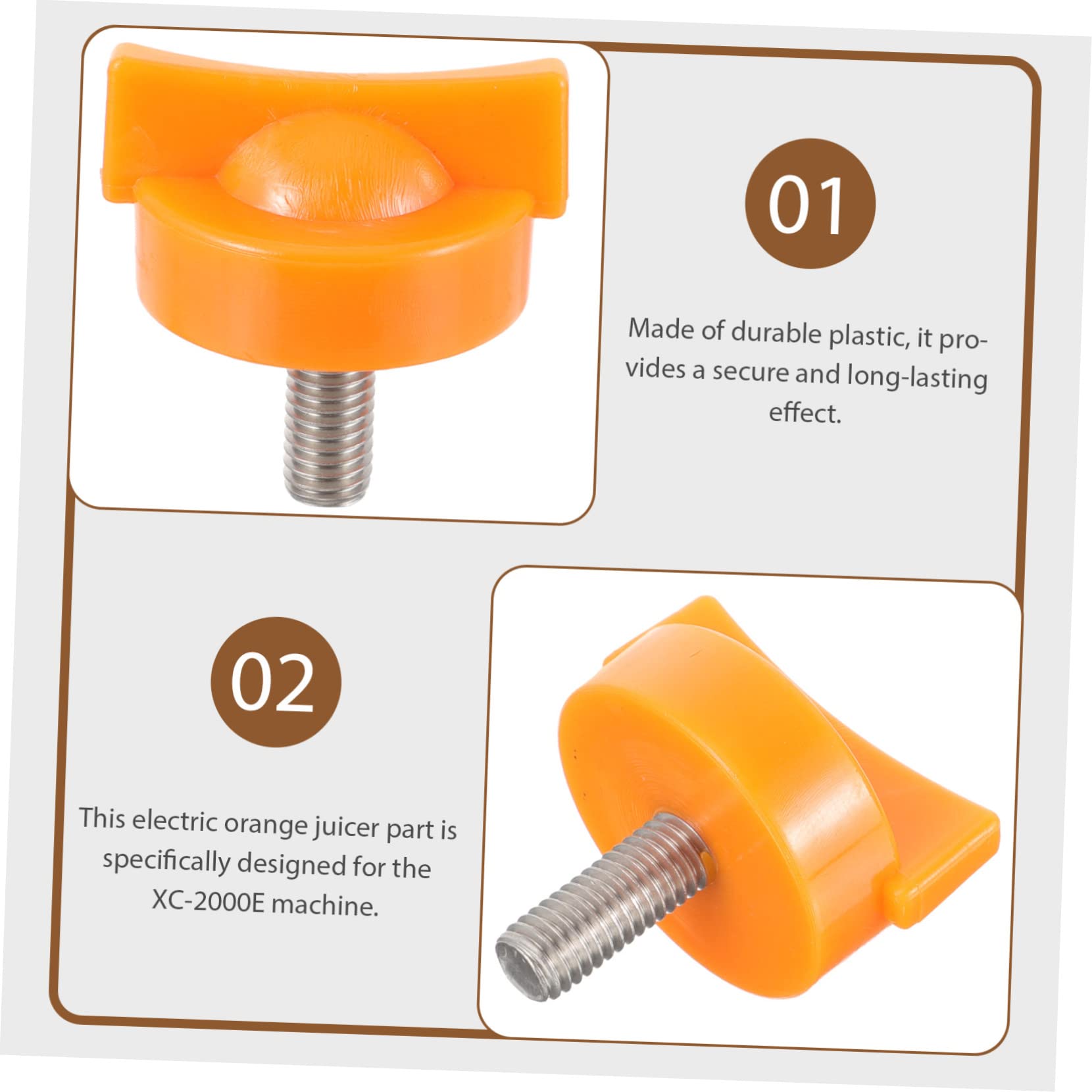 HOLIDYOYO Juicer Machine Peeling Screw Plastic Peeler Screw for Juicer Home Accessory