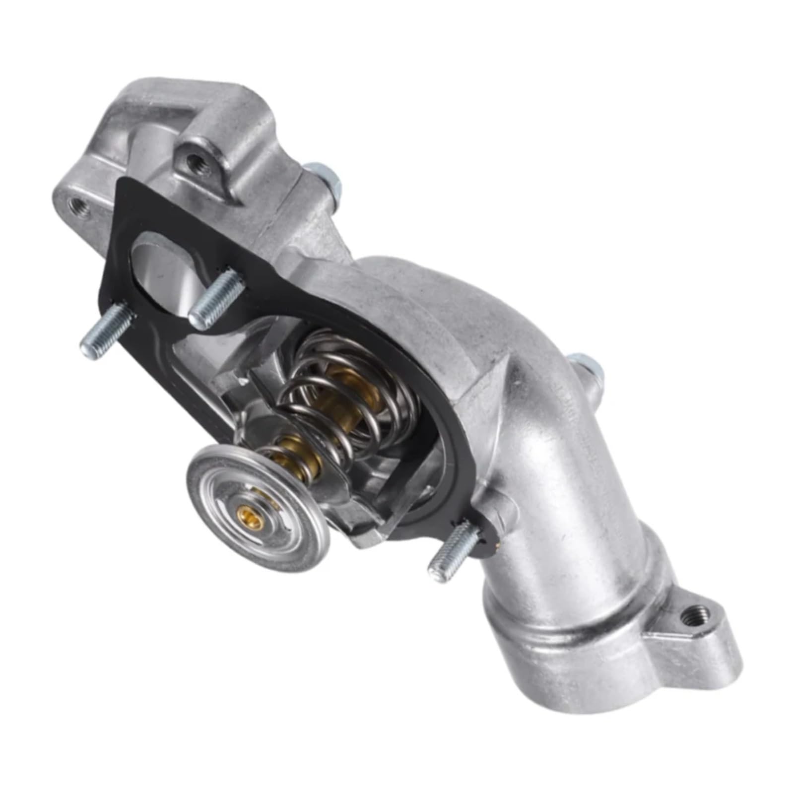 Engine Thermostat Assembly Compatible With Buick For Rendezvous 3.6L 2004 2005 2006 For Lacrosse 3.6L 2005 2006 2007 2008 12597257 Engine Coolant Thermostat Housing