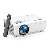 AuKing Projector, 2025 Upgraded Mini Projector, Full HD 1080P Home Theater Video Projector,...