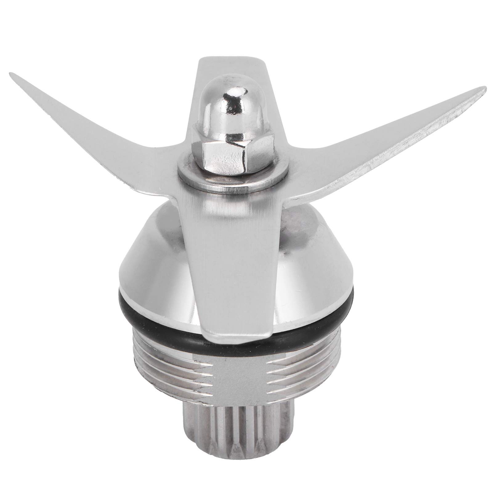 Blender Blade Replacement, 4 Leaf Stainless Steel Blade Assembly, Blender Replacement Parts Compatible with Mixer 32oz 64oz Container