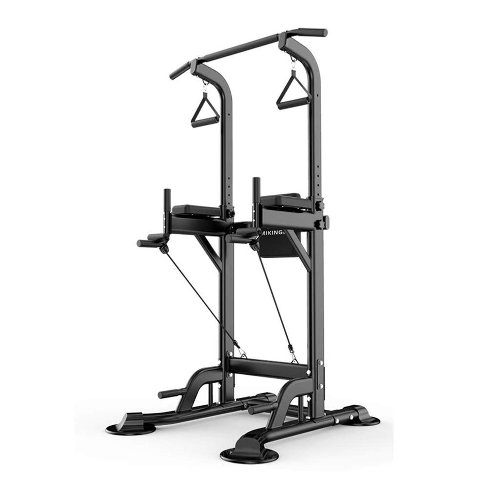 Pull Ups Dip Station Chin Up Bar Multi-Function Power Tower Adjustable Height Home Fitness Workout Station Dip Stands
