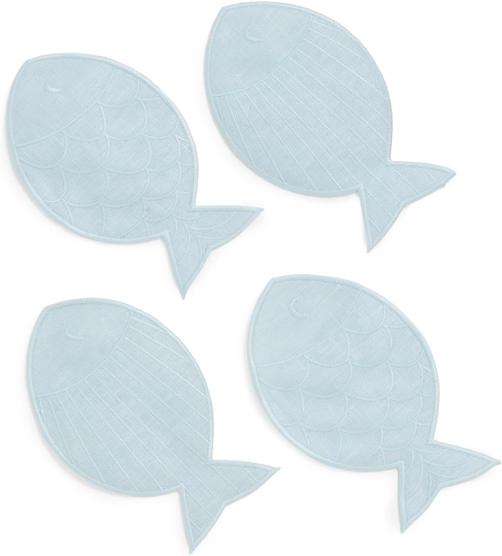 Piecework Puzzles Women's Sardine Napkins