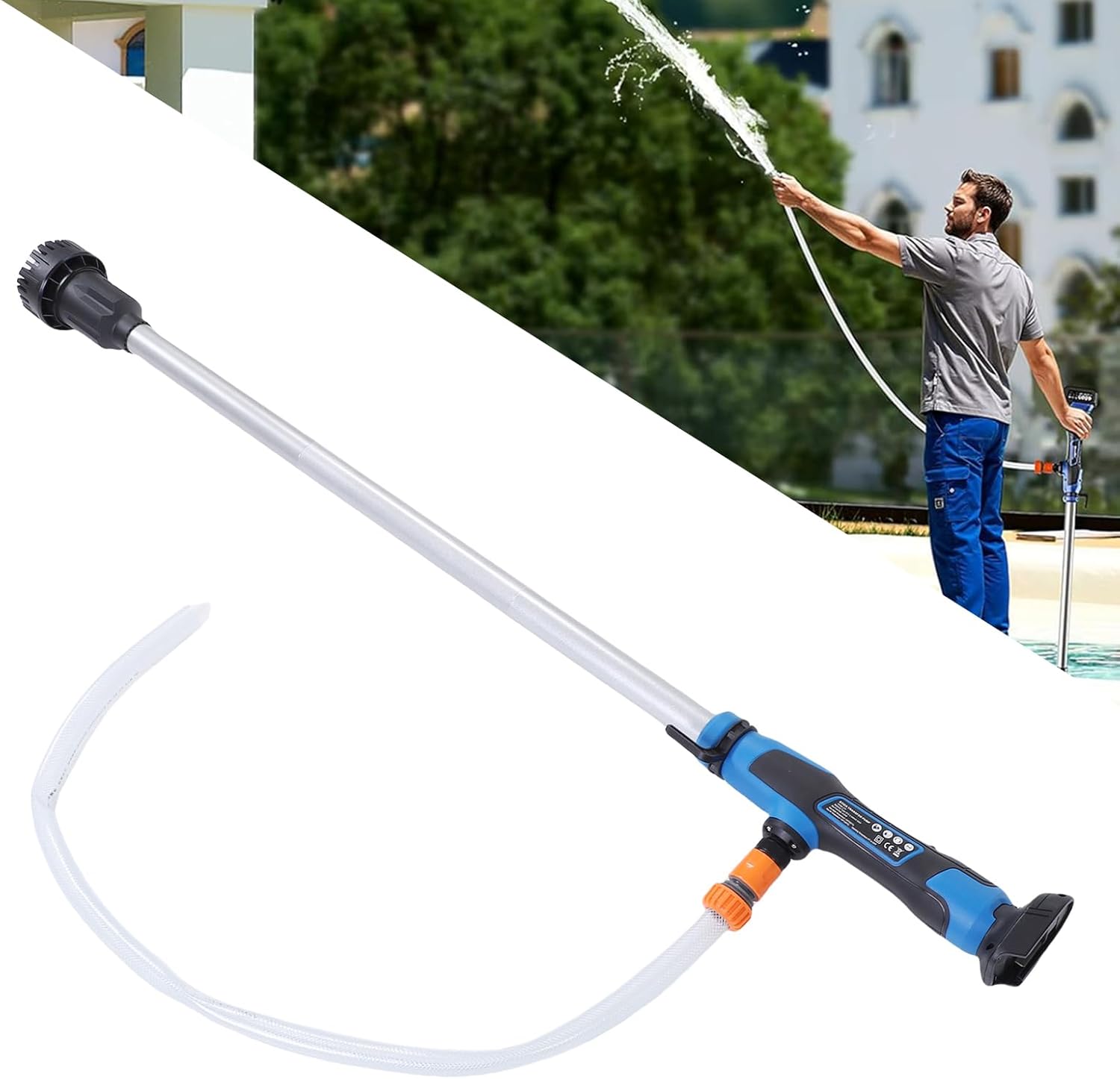 Cordless Stick Water Transfer Pump Efficient Portable Sump Pump for BL1815 Basement, Boat