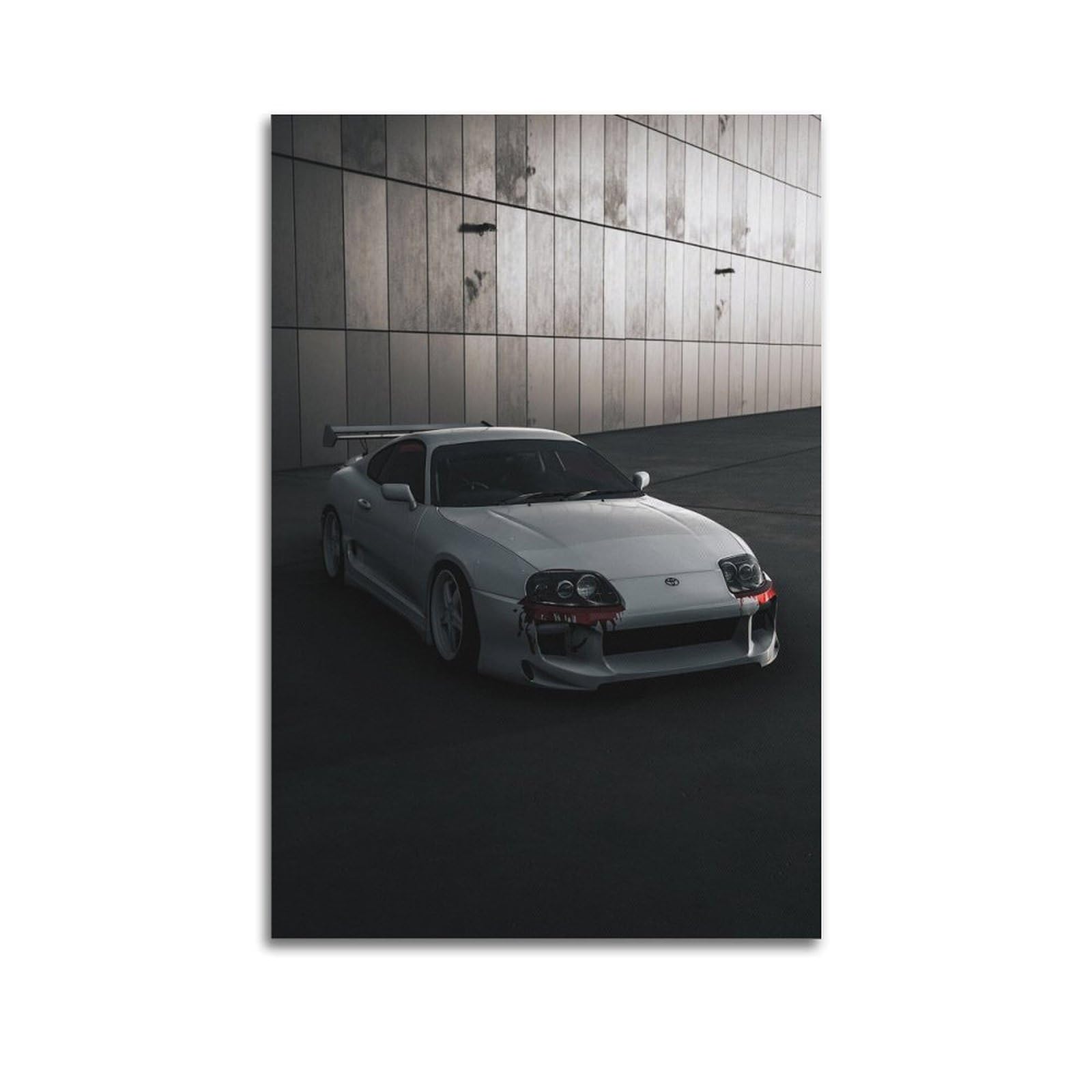 OKNGB JDM Vintage Sports Car Poster A80 Supra MK4 Poster Decorative Painting Canvas Wall Posters And Art Picture Print Modern Family Bedroom Decor Posters 12x18inch(30x45cm)