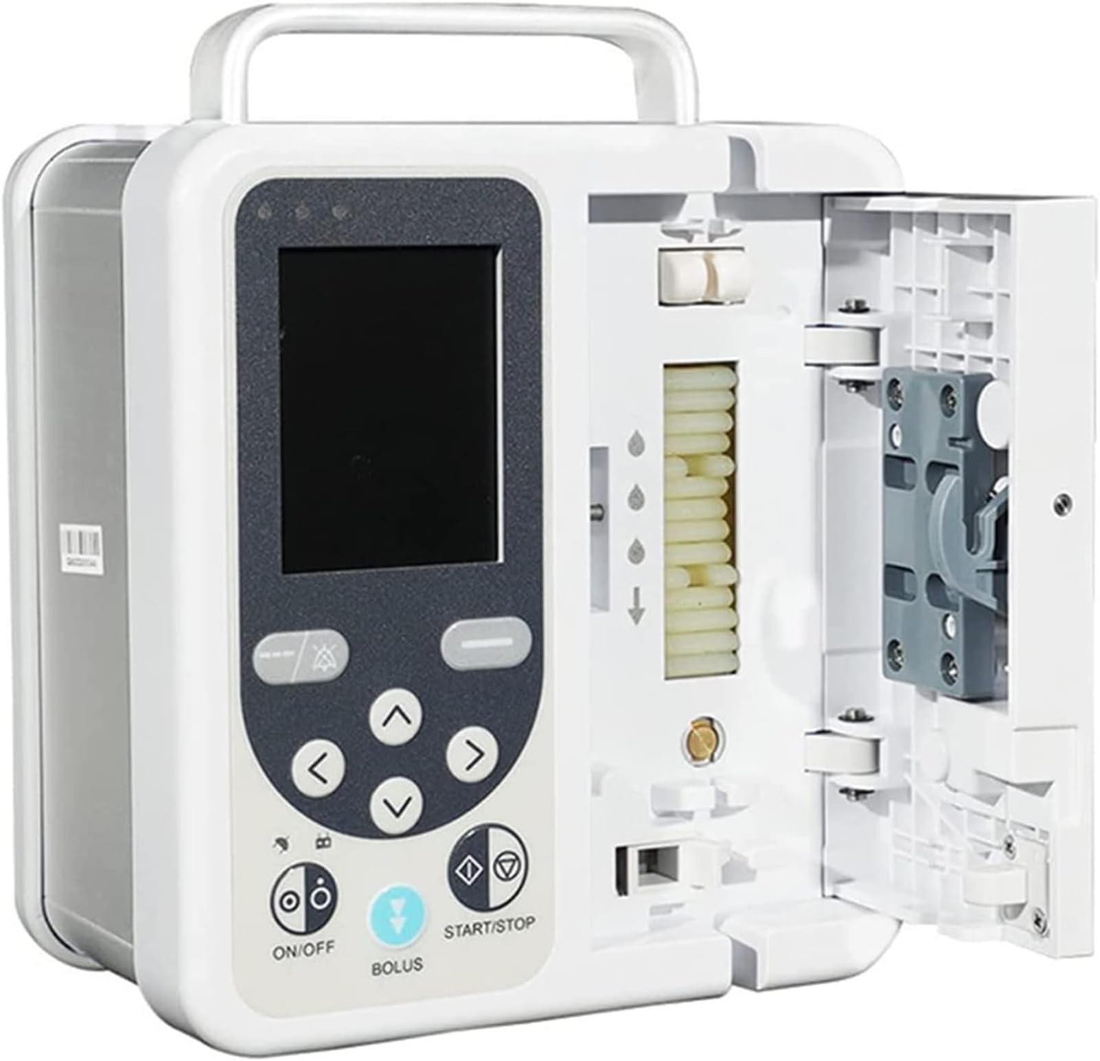 Veterinär-Infusionspumpe, Veterinär-elektronische Peristaltikpumpe Mit LCD-Display, Multifunktionaler Wiederaufladbarer Automatischer Akustischer Und Optischer Alarm, Mikropumpe Für Haustiere