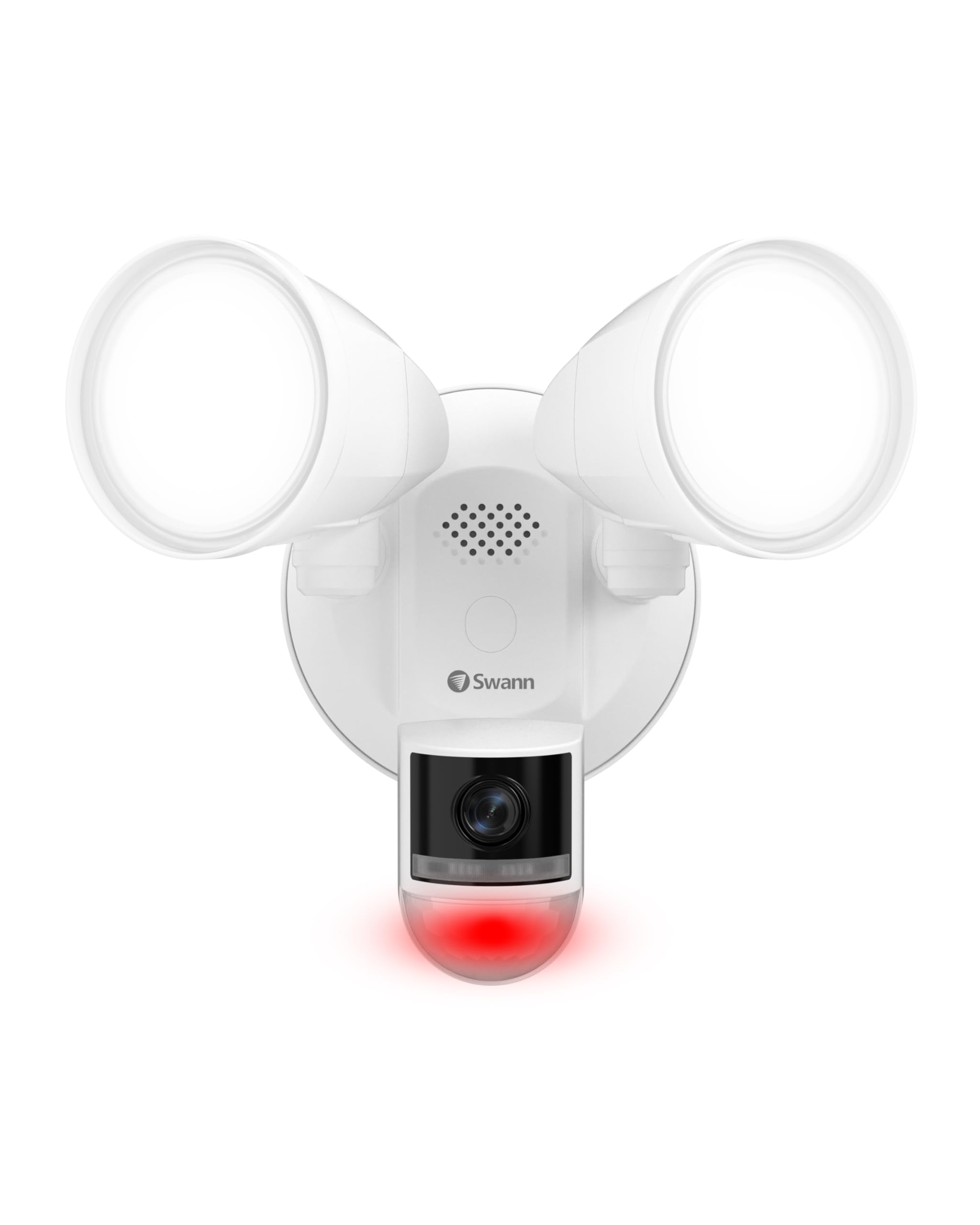 防犯カメラSwann 4K Floodlight Security Camera Swann 4K UHD outdoor security camera with motion lighting.