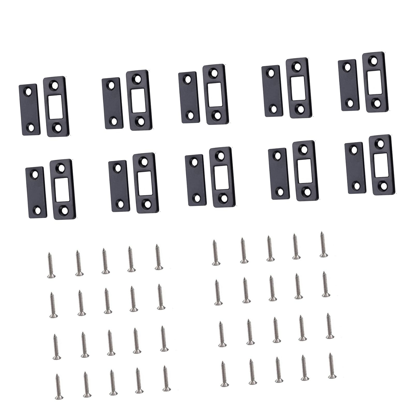 Fromceo Black Duty Cabinet Door Catches Replacement Adhesive Drawer Magnets Furniture Hardware Accessories Enduring Adhesive Drawer Magnets