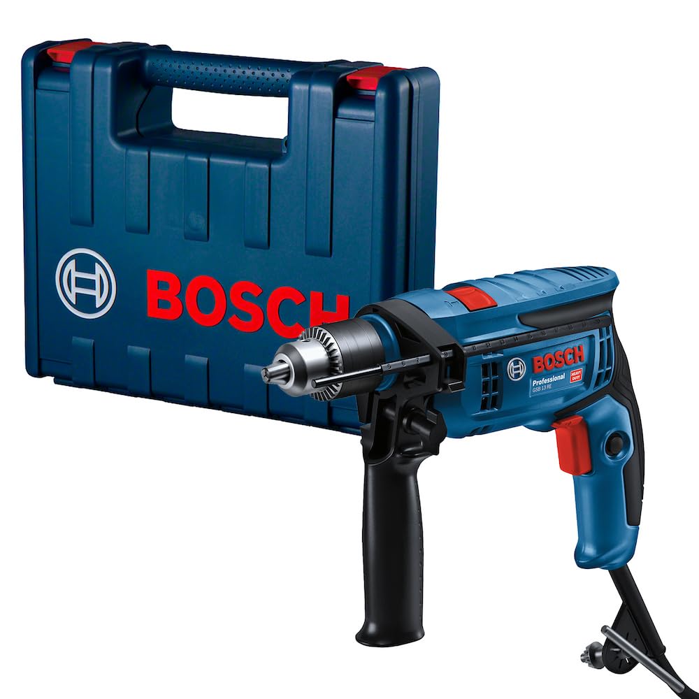 Bosch Furadeira de Impacto GSB 13 RE-M - 750W 220V, em maleta