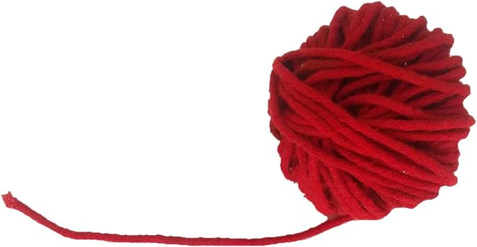 Red Cotton Thread1 mm Thick- Lal DHAGA Nazar -Black String Kalwa RAKSHA Sutra Evil Eye Protection THREAD-30 Meters,Valentine Day Gifts Red Cotton
