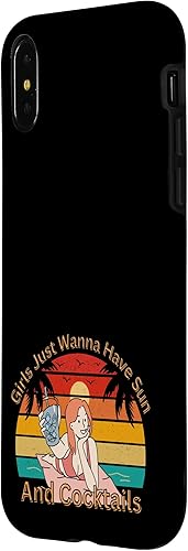 Vista 5 de iPhone 14 Girls Just Wanna Have Sun And Cocktails Squad Trip Woman's Case