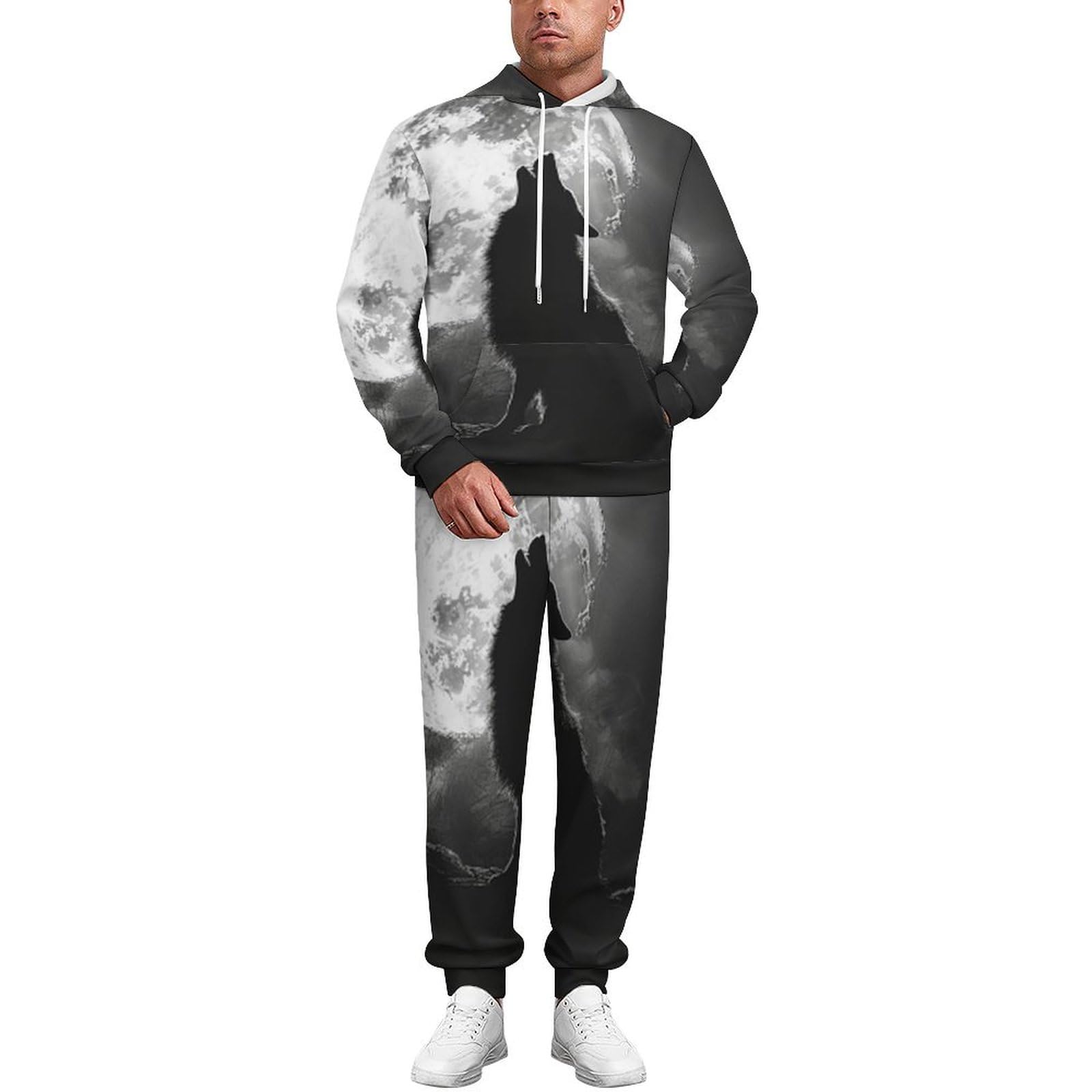 Ensemble de survêtement de Noël cadeau unisexe original idée costume Père Noël - 8