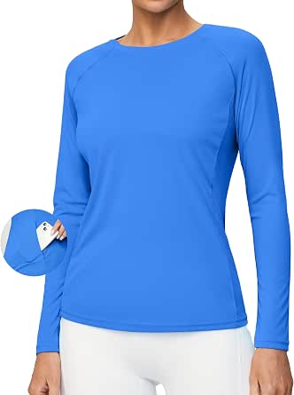 Women's Fishing Shirt Women's UPF 50+ Long Sleeve Fishing Shirt - Breathable Sun Protection For Outdoor Activities Long Sleeve Quick Dry Shirt