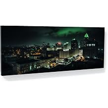 Sense Canvas Atlanta City 26 Canvas Art - Home Decor Wall Art Print Poster Painting Large 40x16 / 0.75"