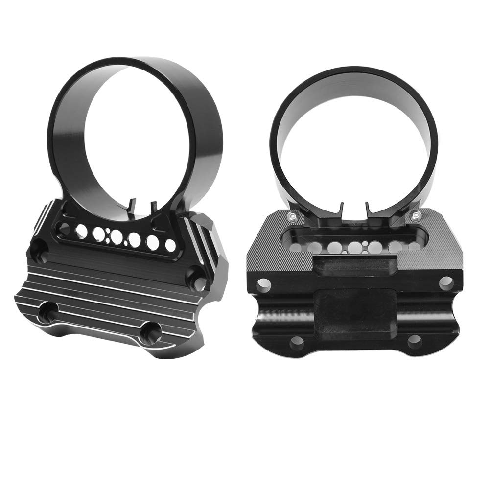 Motocicleta Negro Instrumento Soporte Velocímetro Reubicación Cubierta para Harley Sportster XL883 Custom Low 1200