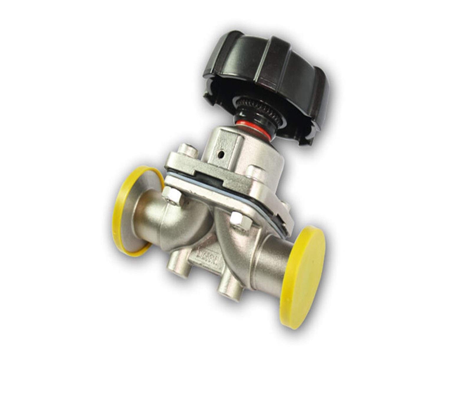 Vanne à membrane PTFE SS316 DN32 inox 50.5mm vanne sanitaire