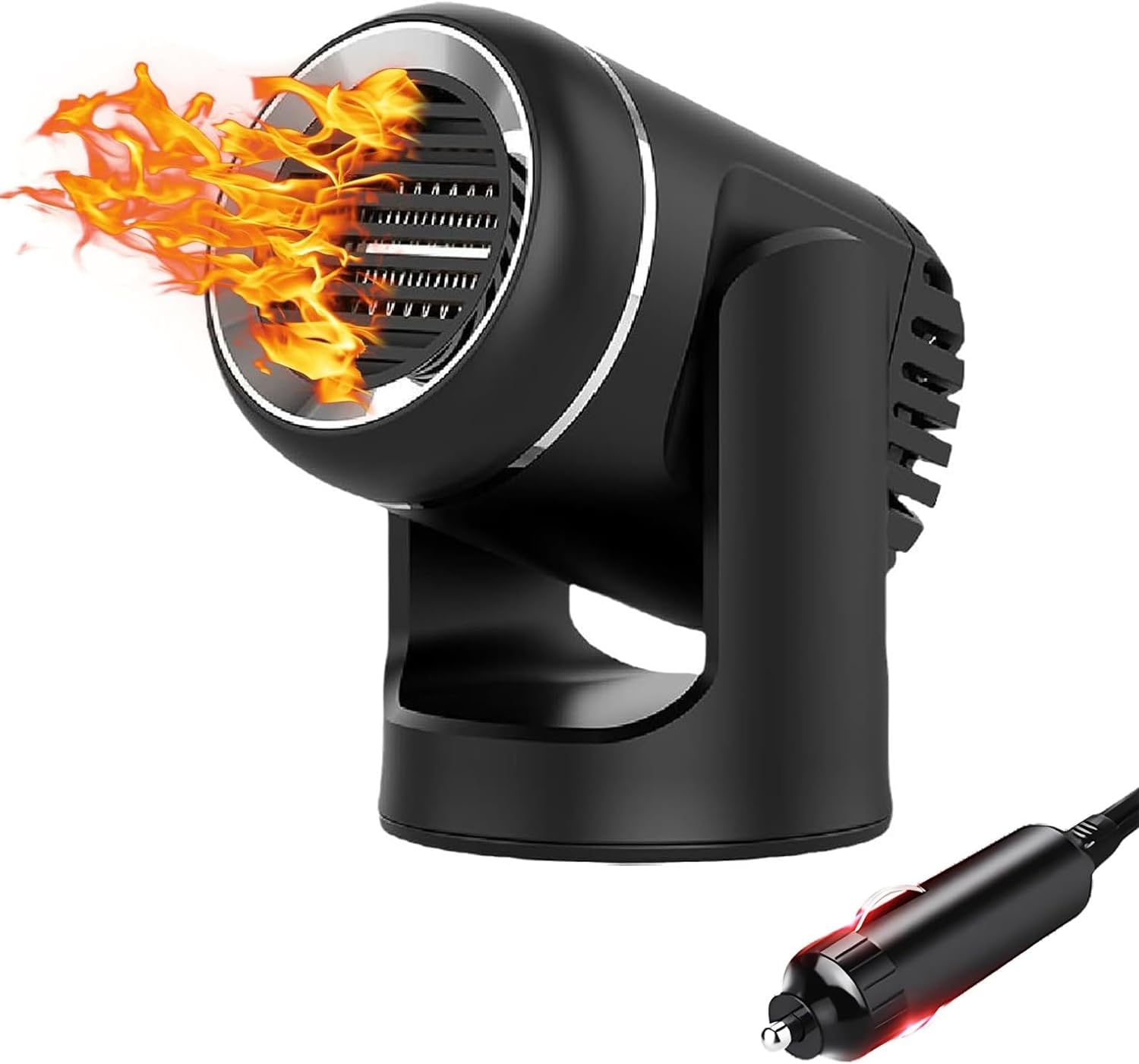 Car Heater, Portable 12V Auto Fan Heater 2 in 1 Heating/Cooling Function Fast Heating, Plug in Car Heater for Cigarette Lighter, Defogger for Car Windshield for Car, RV, SUV