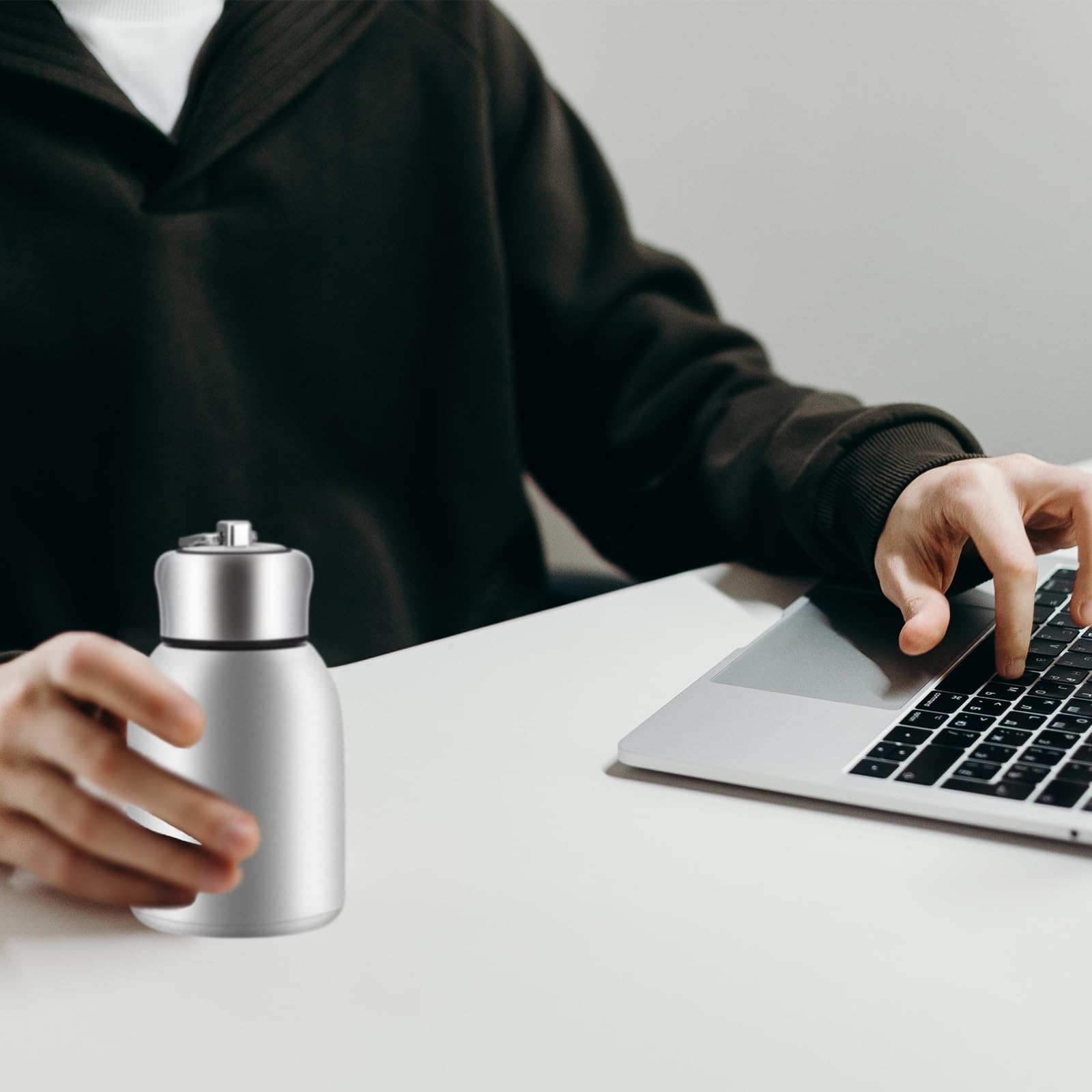 Petite Bouteille Thermos Boziee 200ML - Acier Inoxydable, Sans BPA, Garde Chaud Et Froid