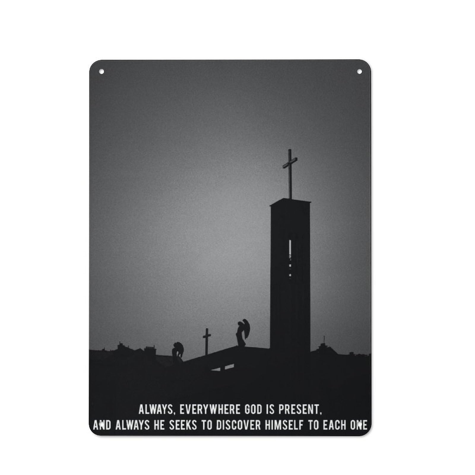 Junmoney Christ Quote To Remember 2 Vintage Metal Plaque 40X30cm For Dining Room Or Kitchen, For Home Decor Collectors Refreshing A Room In Autumn