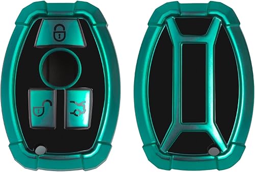 Miniatura 6 de Xotic Tech - Funda para llavero de TPU suave compatible con Mercedes Benz CLS CLK AMG ML C CL E S SL SLK G GLC GLE GLS M R Class Smart Key Entry Key