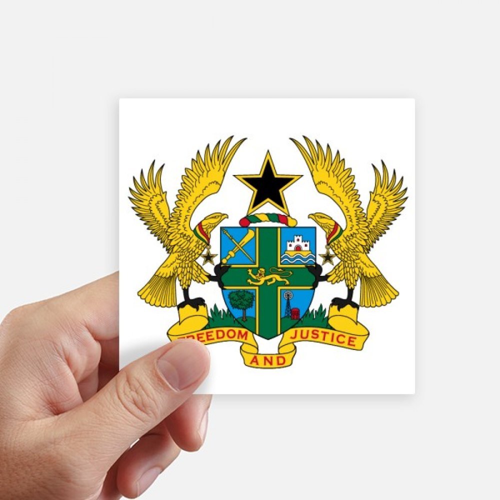 Autocollant Ghana pour ordinateur portable et moto stickers voyage 10cm