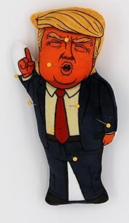 Political Figure Voodoo Doll with 8 Matching Ball Pins, 8 Inches Tall, Novelty Gag Gift