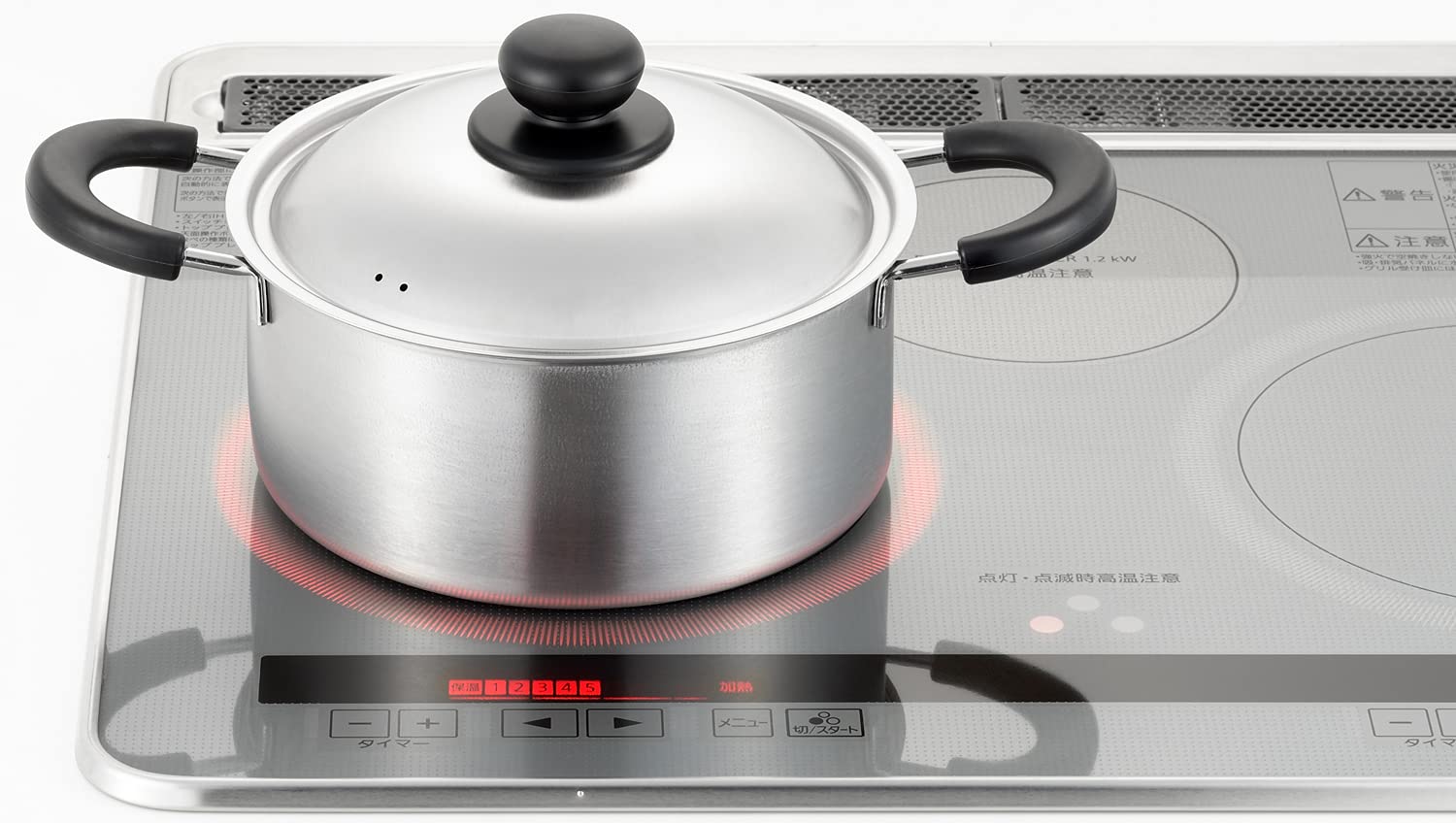 萬膳　2本セット Amazon.com: Yoshikawa Easy SJ3321 Two-Handled Pot, 7.9