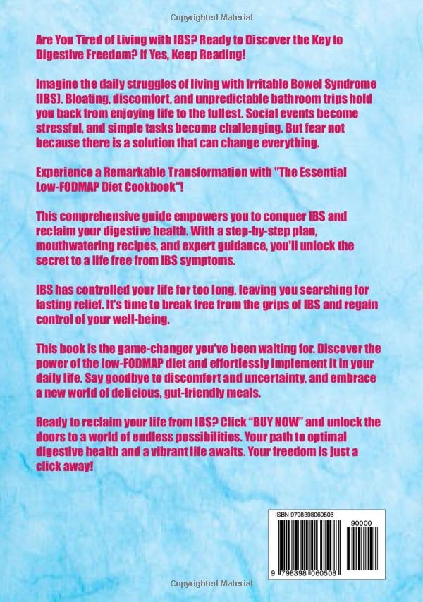 Miniatura 2 de The Essential Low-FODMAP Diet Cookbook A step-by-step plan and Delicious Gut-Friendly Recipes for IBS Management and Digestive Health - 7-Day Meal