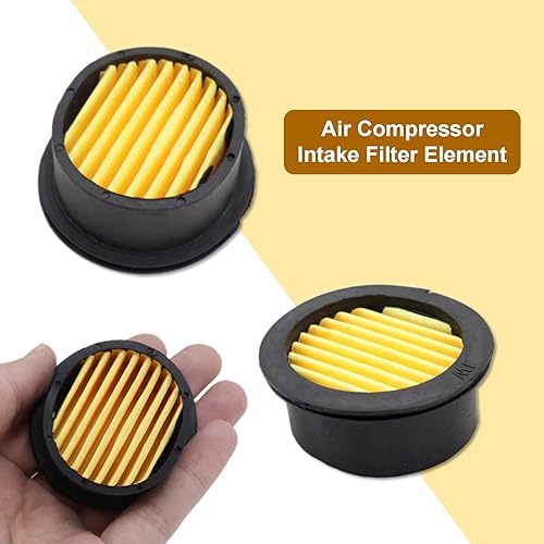 Miniatura 4 de Joyangy Paquete de 6 elementos de repuesto para silenciador de compresor de aire, elementos silenciadores de filtro de admisión de compresor de