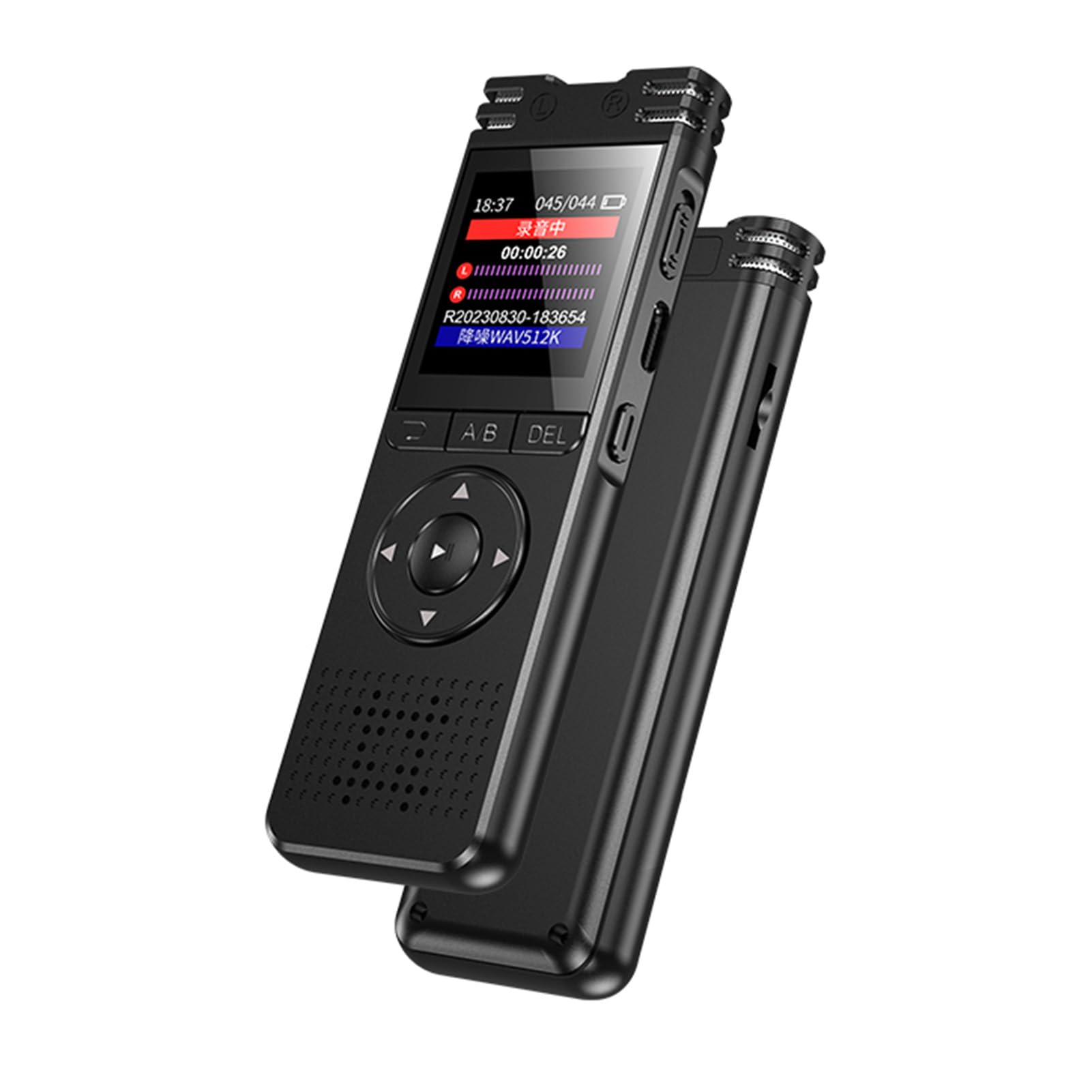 Grabadora de Voz Digital, Calidad de Sonido sin Pérdidas de 1536 Kbps con Grabación y Cifrado con una Sola Clave, para Conferencias, Reuniones, Entrevistas, Clases (128G)