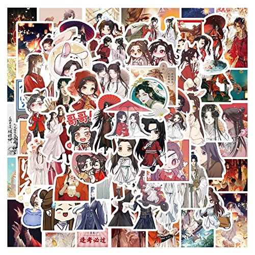 10/65 peças anime Tian Guan Ci Fu Hua Cheng Xie Lian cosplay adesivos céu para bênção adesivo fofo p
