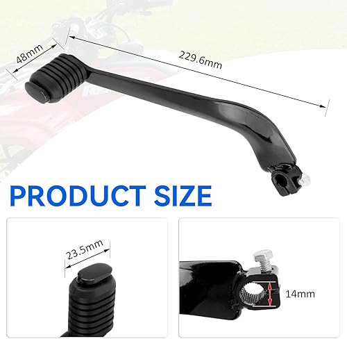 Miniatura 5 de JAVIK Pedal de palanca de cambios para Honda Recon 250 TRX250EX TRX250X TRX250 TRX250 TRX250TM 1997-2023 All Year OEM # 24701-HN6-A30 24701-HM8-000