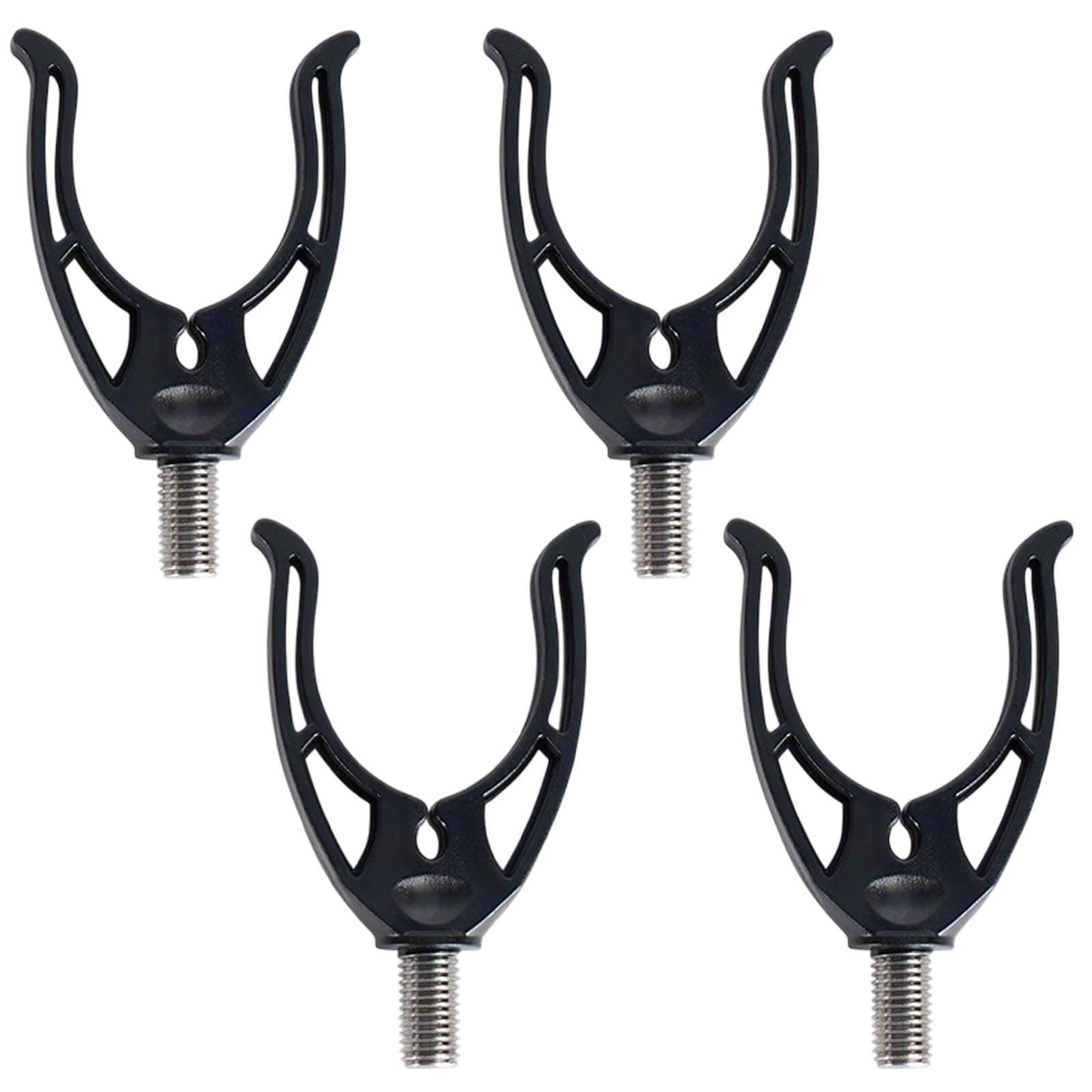 4 PCS Fishing Rod Rest, Sturdy Rod Pod System for Extended Fishing Sessions, Quick Assembly Rod Holder for Multi-Rod Bank Fishing Setups