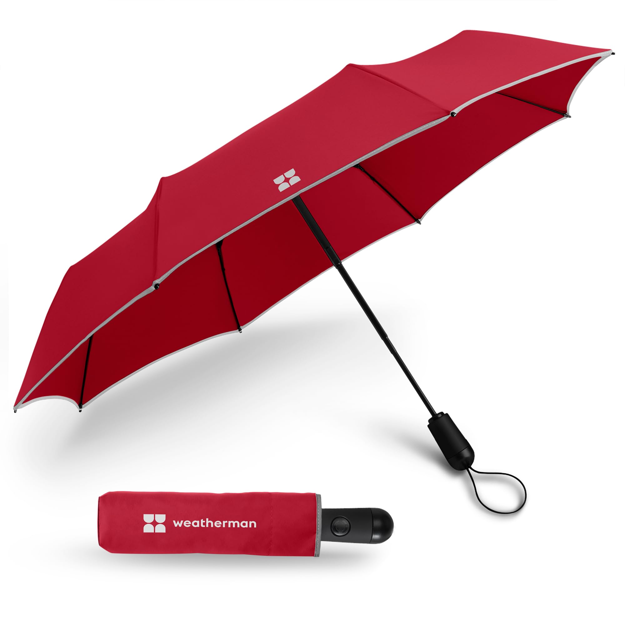 Umbrella - Premium Small Compact Mini Umbrellas for Traveling - Windproof Umbrellaas Resists Up to 45 MPH Winds - Traveling Umbrellasa for Rain, Wind, Purse, Pocket, Backpack, Car - Portable Travel Umbrellas Easy Auto Open Close w/ Strong Fiberglass Frame