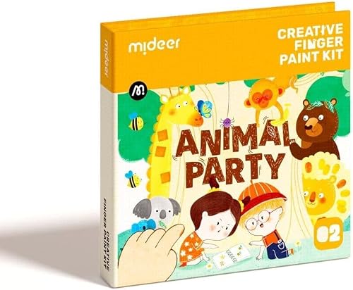 Mideer Animal Party Creative Finger Paint Kit