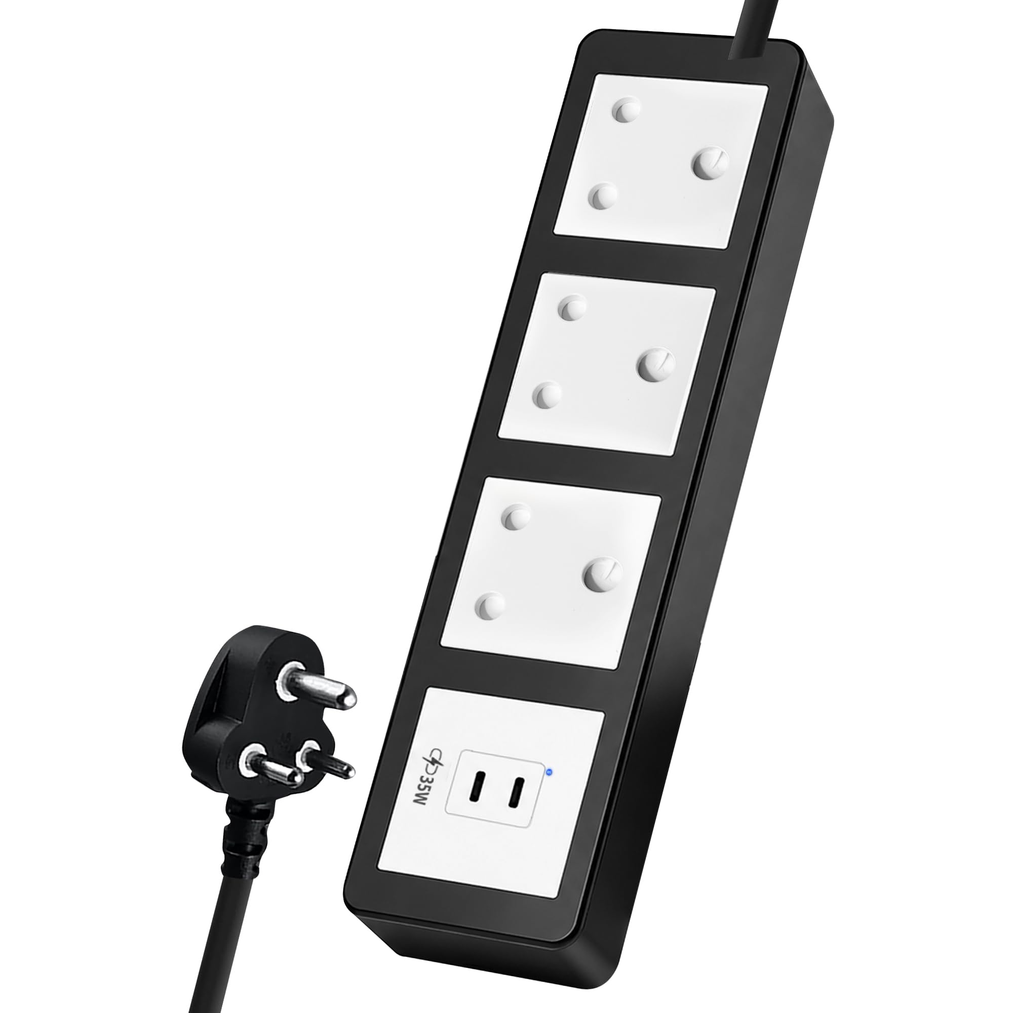 MX 6 Power Strip - 6 Sockets, Safety & Surge Protection -20