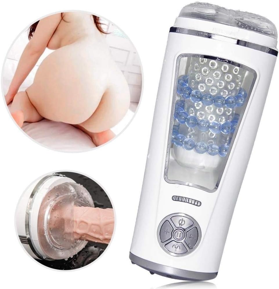 EnjoyFun- Male Automatic Piston Cup Sucking 280 Times/Min and 360° Rotating Electronic Massage Cup Men's Toys