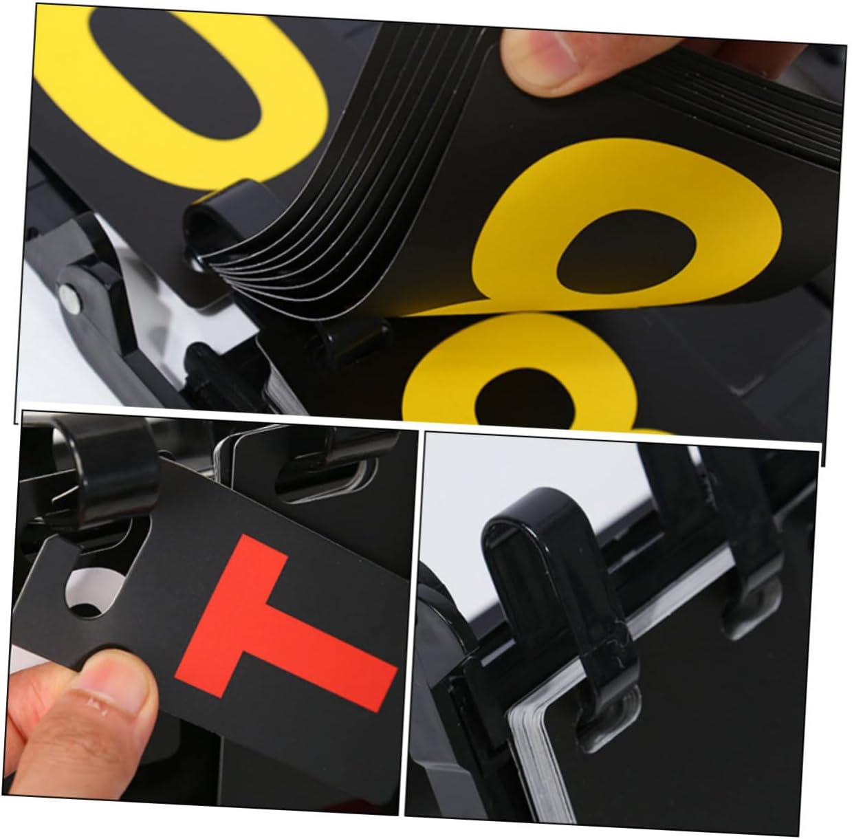 POPETPOP Portable Flipping Score Counter Board Readable Sports Scoreboard for Basketball Football Tennis Badminton Durable Design for Easy Use and Flexibility